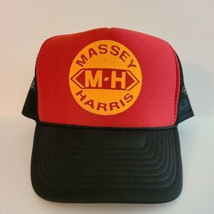 MASSEY HARRIS TRACTORS trucker snapback hat cap adjustable